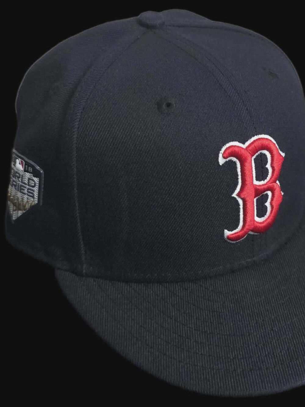 Boston Red Sox 2018 World Series New Era 59FIFTY Fitted Cap Navy Size 7